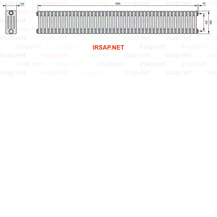 Радиатор IRSAP Tesi 40300/44 T02 CL 01